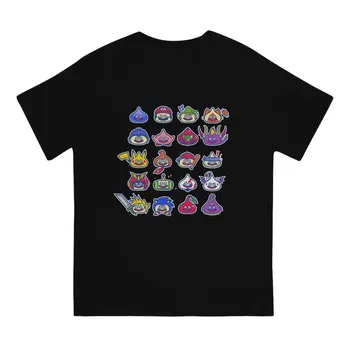 Slime Command Muška t-shirt Dragon Quest Crewneck Kratkih Rukava Хлопковая Majica Humor Vrhunske Kvalitete Dar Ideja