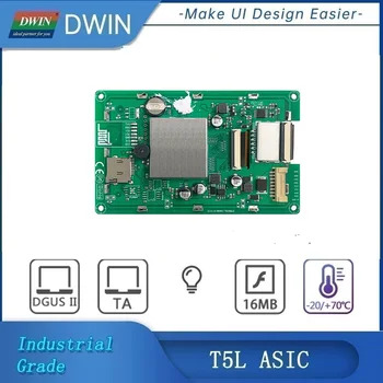 DWIN 4,3-inčni zaslon s pozadinskim osvjetljenjem, anti-UV, industrijski LCD zaslon s IPS-screen tv, 480x800 HMI Smart Touch Panel za Arduino / ESP32