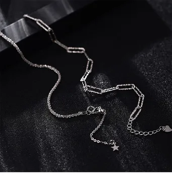 925 sterling srebra blještavo ženski jednostavan luksuzni luksuzni narukvica s profinjenom jednostavnošću i strmim temperamentom 2021 modni narukvica