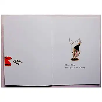 Olivia By Ian Falconer Obrazovne Engleska, Kontakti Sa Slikama, Edukativne Kartica, Knjiga Se Priče Za Malu Djecu, Dječje Darove