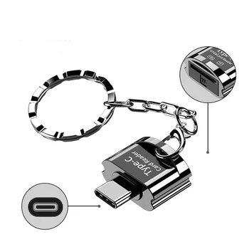 Adapter za USB 3.0 za Type C, OTG USB C, čitač kartica OTG Type-C, USB-C, TF, adapter za Micro SD kartice, Telefonske Kartice, čitač Micro sd kartica