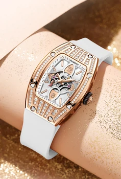HANBORO brand dizajn moderan Ručni Sat sa Dijamantima satovi za žene trend Kvarcni sat Svijetleći Ženski Sat reloj mujer