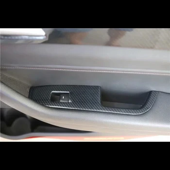 Za Hyundai Sonata 9-2018 Левосторонний Volan 4 kom. Auto Prekidač podizača Prozora Gumb Poklopac Trim Od Karbonskih Vlakana ABS Auto Oprema