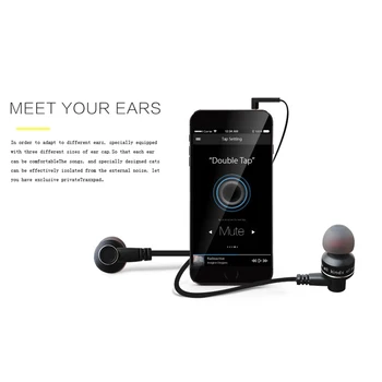 Awei ES-10TY Metalne Ožičen Slušalice Slušalice Stereo Slušalice Slušalice Auriculares S Mikrofon Za Telefon iPhone Samsung