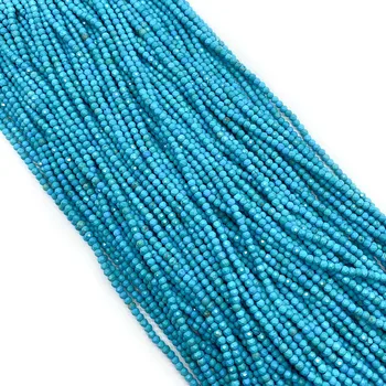 Veleprodaja Perle Od Prirodnog Kamena Plava Bor Okrugli Cut-Male Perle Modne Ogrlice Nakit Narukvice Šarmantan Pribor