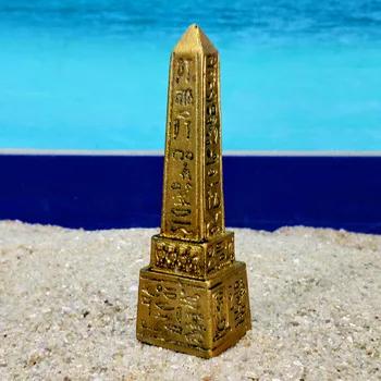 2,7 x 2,7×10 cm Obelisk Natpis Kamen Egipatska Toranj Drevni Spomenik Psihološki Stol Pijesak Skup Uređenje Dnevnog boravka