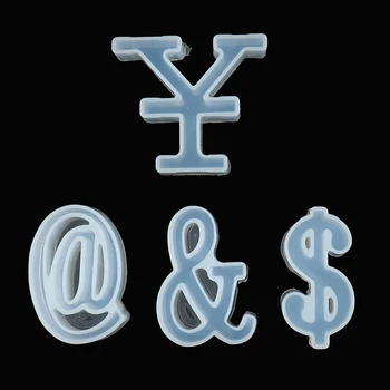 $ ￥ @ i dolar je Simbol juana Novčani Znak Silikonska Forma Za Tortu s Помадкой USD