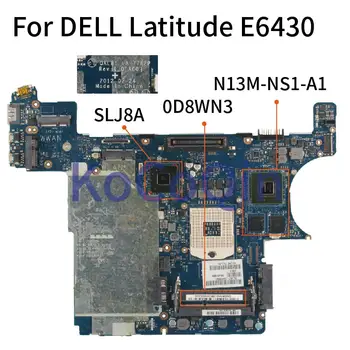 Matična ploča za DELL laptop Latitude E6430 Matična ploča laptopa CN-0D8WN3 0D8WN3 QAL81 LA-7782P SLJ8A N13M-NS1-A1 DDR3