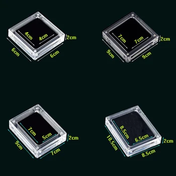 Akrilna Magnetska Kutija Polica Za Izložbe Roba Nakit Prozirna Kutija Za Nakit Žad Prikaz Kutija Za Pakiranje Nakita Prikaz