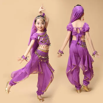 Novih 8 Boja Kostima Za Trbušni Ples Skup Orijentalne Plesne Kostime Za Djevojčice Egipat Egipatski Bollywood Indijski Trbušni Ples Za djecu