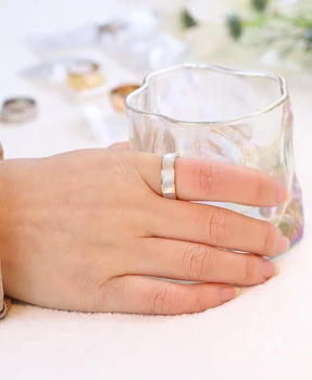 Vjenčano Prstenje sudopera prstenje nakit od nehrđajućeg čelika načina 316L 2 boja prirodne vjenčano prstenje za žene