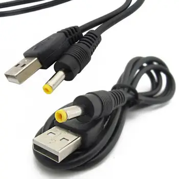 1 kom 0,8 m kabel Pogodan za PSP 1000 2000 3000 USB kabel za punjenje USB-a na DC-4,0x1,7 mm priključak 5 U 1A punjenje Kabel za napajanje
