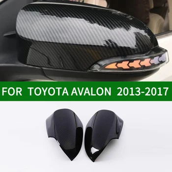 Za TOYOTA AVALON xx40 2013-2017 auto šine na retrovizoru, crni bočni skrenite signali od karbonskih vlakana, 2016