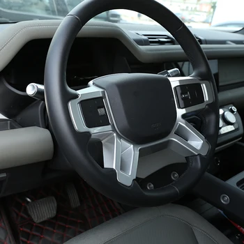 5 Stil ABS Ukras volan Automobila Okvir Poklopac Završiti Naljepnica za Land Rover Defender 90 110 2020-2022 Auto Pribor