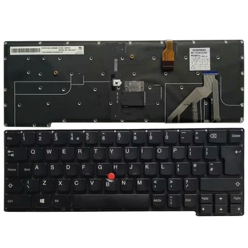 NOVA Britanska tipkovnicu za laptop s pozadinskim osvjetljenjem za lenovo thinkpad X1C x1 carbon gen 2 type 20A7 20A8 Britanska tipkovnica