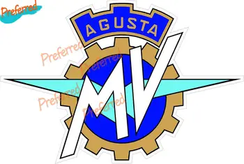MV AGUSTA Mvagusta Vintage Racing Oznaka sa Logom, Laminiran za Šalice, Laptop, Staklena Vrata, logo auto hladnjaka ili Naljepnicu na auto-naljepnica