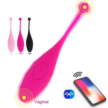 Program Bluetooth Upravljanje Gaćice Vibrator Vibrirajuće Jaje Nosive Loptice Vibrator G Spot Maser za Klitorisa Seks Igračaka za Odrasle za Žene