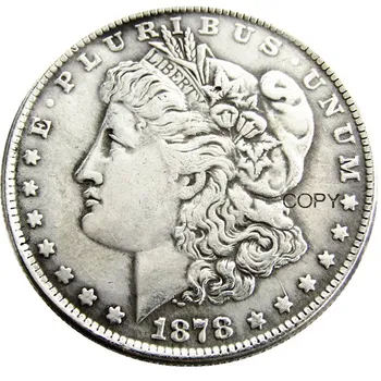 Novac-kopija AMERIČKOG dolara 1878 godine-CC Morgan sa srebrnim premazom