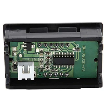 Mini Digitalni Voltmetar Ampermetar 0,56 inča Dc 4, 5v-30 U Alat 2 Žice Crvena/Plava/Zelena/Žuta Led Zaslon