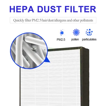 12 kom. AH300 H13 HEPA Filter za BONECO Pročišćivač zraka H300/H400 Zamjena HEPA filter 250*250*30 mm