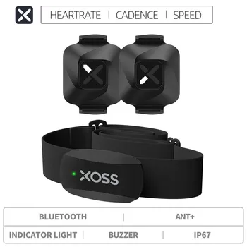 XOSS Bicikl Senzor brzine Okretanja Brzinomjer ANT + Bluetooth 4,0 Monitor Otkucaja Srca Za Велокомпьютера Garmin Bryton Magene I Bicikla
