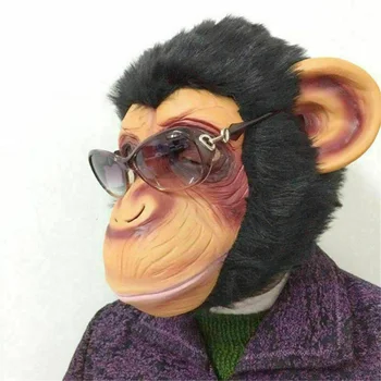 Halloween Majmun Maska je Zabavno Životinja Odijelo Za Zurke Glava Neobične Rekvizite BM88