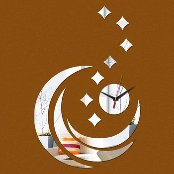 Ograničeno hot prodaja akril slr sat modernog dizajna kvarcni sat dnevni boravak naljepnica zidni natpis pravi Europa