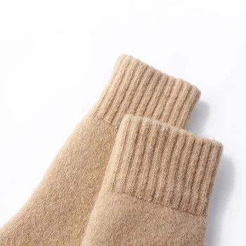 2022 Muške Zimske Debele Čarape-jastuci sa sadržajem vune 50%, Običan Tople Čarape, Planinarske Čarape, Meke Svakodnevne Čarape za Muškarce