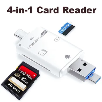 USB Lightning Card Reader OTG Flash Drive, TF Kartica microSD Karticu Adapter Za Čitač Kartica Za iPhone 5s 5 6 7 8 X X X X X S6 S7