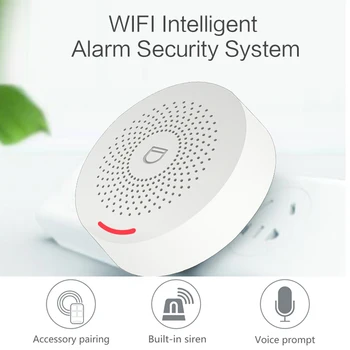 ZSWKD Tuya Wifi Alarmni Kompleti za Bežični Alarmni sustav S Detektor Pokreta Vrata Senzor Smart Life Program Pametna Kuća DIY