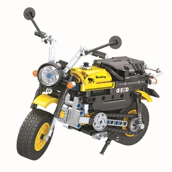 2022 Novi Kreativni Pčelinji Motocikl Stree MOC Gradivni Blokovi od manekenske Setovi Cigle Klasik Za Djecu Igračke Dar Trkaći Automobil Debeli Dječak