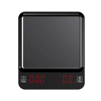 3 kg/0,1 g Kava Vaga s Timerom Ručni Topi Led Zaslon Kava Vaga Prijenosni Elektronički, Digitalni Precizni Kuhinjske Vage