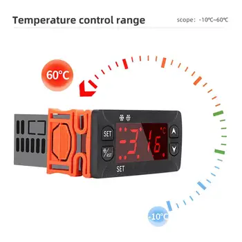 Digitalni Termostat Regulator Temperature Elektronski Termometar Hygrometer 12V 24V 220V Kontroler Alarm Hlađenje
