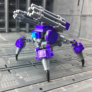 7 CM Robot Pauk Gradivni Blokovi Igračke Za Djecu Oklop Vojnika Anime Lik Prikupiti Cigle Mech Warrior Lik Lutke